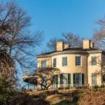 View of Fairmount Park and Lemon Hill Mansion in Philadelphia Pennsylvania