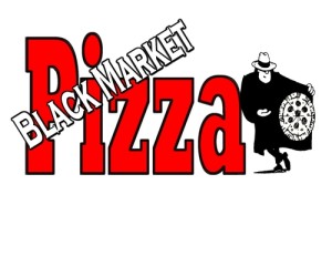 black market pizza logo