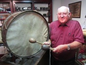 Ron Toliver With Civil War Drum Aug 25