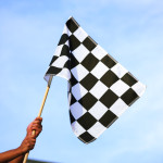 checkered racing flag