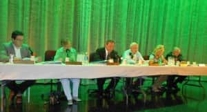 IRGC pictured (L-R): Brian Ohorilko (administrator), Dolores Mertz, Chairman Jeff Lamberti, Carl Heinrich, Kristine Kramer and Richard Arnold