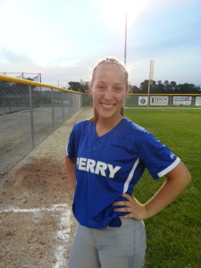 Lindsey Kunch finished with 3 RBI including game tying 2 out, 2 run double in 7th for Perry