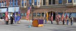 Jefferson Elks led a flag ceremony