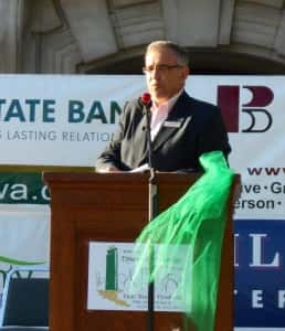 Chamber Presient Ben Yoder-Emcee of opening ceremonies