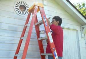 coldiron working on house