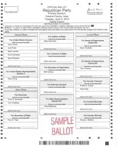 Republican Ballot