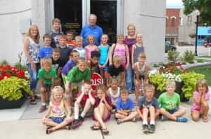 Kids from the Greene County Early Learning Center