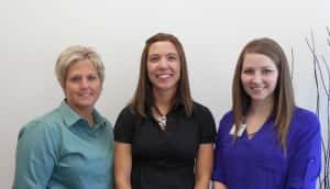 (L-R): Lori Subbert, Angie Nelson, Erin Beardsley