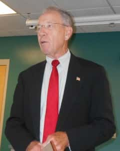 grassley speaks in jefferson