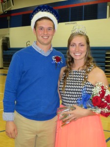2014 Perry Homecoming King Zach Roberts and Queen Erika Tenold (Photo courtesy of Lynn Ubben)