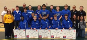 Perry will send five wrestlers into district action Saturday in Huxley.  The Bluejays finished second at last weekends Sectional at Saydel.