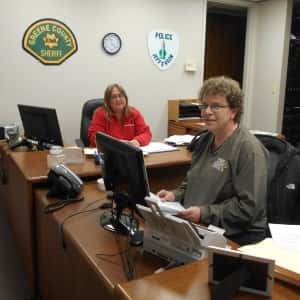 Karen White (left) and Kathy Booth (right)