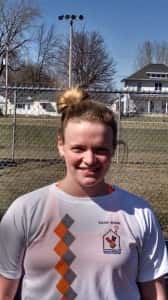 Perry senior Maggie Lowe is back in a Jayette track uniform this season and scoring points early in the season.