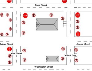 No Parking - HyVEE Diagram