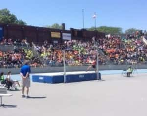 Megan Durbin, 2nd place in Class 3A High Jump