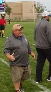 Perry soccer coach Gary Overla hopes to be smiling today as he looks to guide Perry back to the state tournament for the second consecutive season.