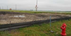 Sewer work on the west side of AAI in Jefferson