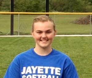 Alyssa Kruger provided two hits and a double last night at Bondurant.