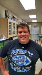 Perry Head Coach Jeff Fox has around 30 kids out for cross country.