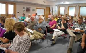 Crowd at Tuesday night's City Council meeting