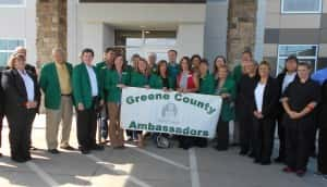 Cobblestone ribbon-cutting