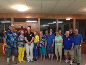 Bob Cook (third from left) is the new president of the Stuart Lions Club. Photo courtsey of Stuart Lions Club.