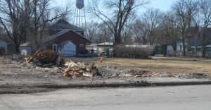 Demolition of old community center-March 2015