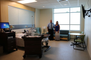 LDRP room with Dr. David Jaskey (left) and midwife Valerie Martin;photo courtesy of Greene Co Medical Center 