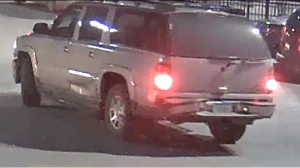 GMC Yukon Hobbs was seen in during incidents in Jefferson. Photo courtesy of Jefferson PD