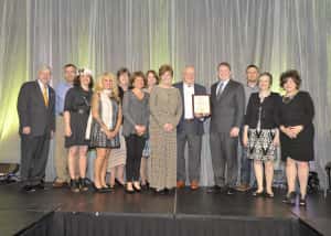 JMMS Board members at Main Street Iowa banquet. Photo courtesy of Peg Raney