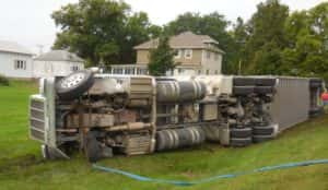 semi truck accident