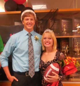 Paton-Churdan homecoming king Chase Juergensen (left) and queen Autumn Gannon (right)