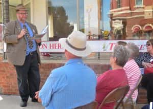 Darren Jackson portraying Victor Hugo Lovejoy