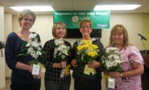 DAISY nominees (L-R): Jodi Schroeder, Allie Hamilton, Carol Christensen and Maria Bretey