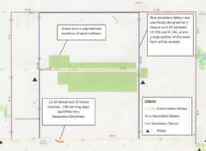 Highway 30 Detour Map