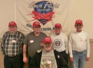 Front-Carter Fetters. Back (L-R): Louis Swanson, Jerry Spaulding, Jack Davis and Larry Bruns. Photo courtesy of Don Inhken