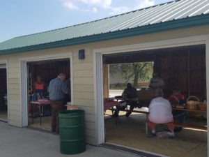 The Perry Farmers Market in its current location at the Perry Marketplace