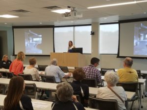 DCH CEO Angela Mortoza welcoming attendees to the new Wellness Education Center