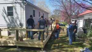 Work done on Adam Brubaker's home in Jefferson. Photo courtesy of Habitat