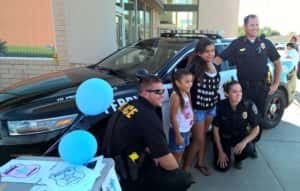 A picture from last year's Police Night Out Day