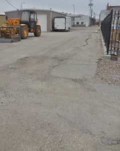 Alley behind Thomas Jefferson Gardens