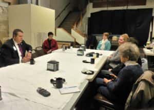 Coffee with Carl in February in Jefferson