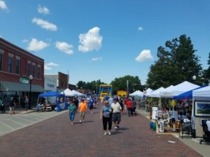 Vendors and the kids zone