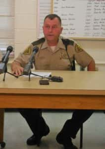 Sheriff Arganbright at press conference