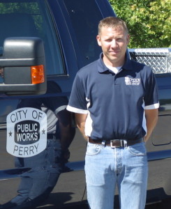 Perry Public Works Director Jack Butler