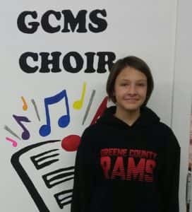 Sadie Reedy. Photo courtesy of GC Schools