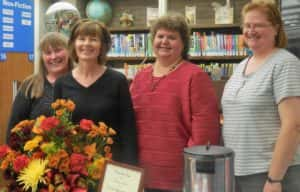 Barb Labate (second left)-2016 recipient