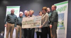 GGCGC group photo of total amount handed out in the 2017 granting cycle