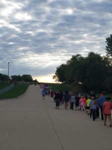 Elementary students and staff. Photo courtesy of Mary Pedersen