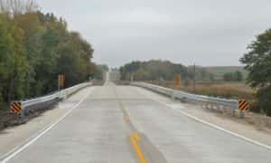 Completed N-65 bridge